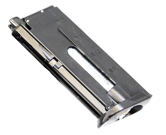 FN Herstal Spare Co2 Gas Blowback Airsoft Magazines Marushin Five-seven FN-57 Black Small - Fn Herstal