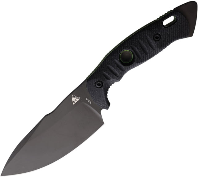 Fobos Knives Alaris Fixed Blade Black/Grn FOB037 - Fobos Knives