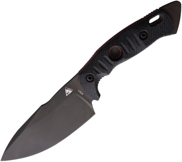 Fobos Knives Alaris Fixed Blade Black/Red FOB035 - Fobos Knives