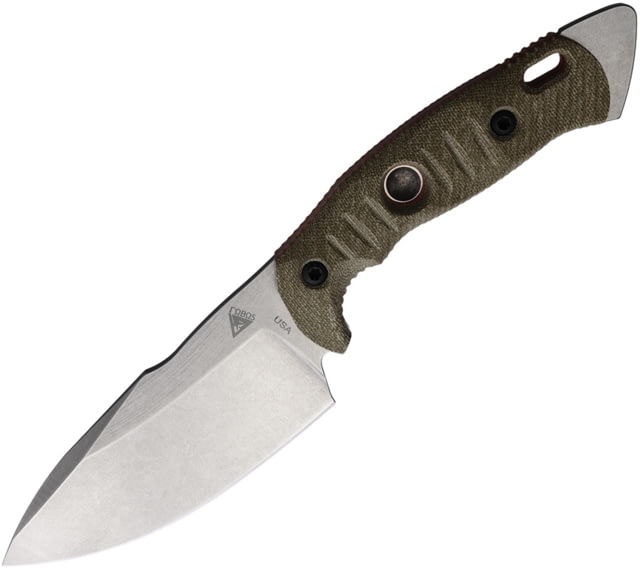 Fobos Knives Alaris Fixed Blade Grn/Org - Fobos Knives