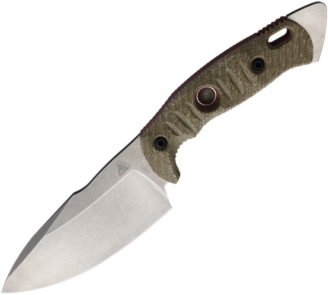 Fobos Knives Alaris Fixed Blade Grn/Red - Fobos Knives