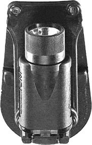 Fobus Light/Laser Paddle Holster Tactical Light Carrier Right Black - Fobus