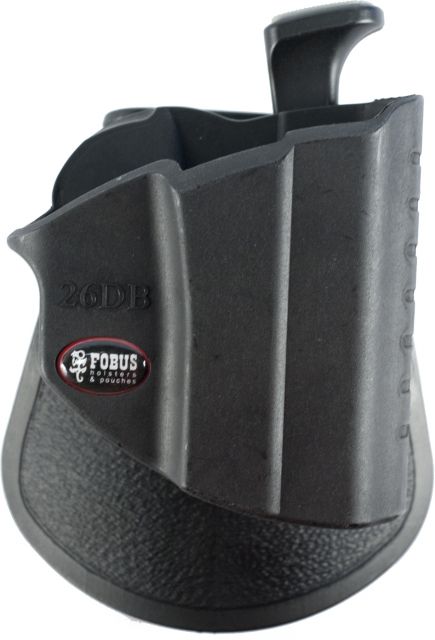 Fobus Lever Action Level 2 Paddle and Belt Holster Glock 26/Glock 27/Glock 33 Right Hand Plain Black - Fobus