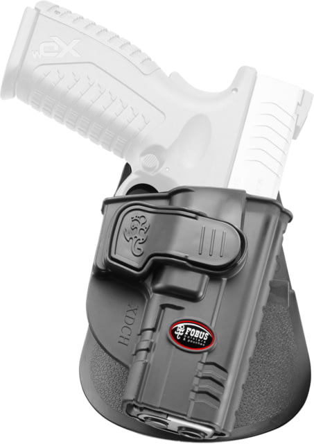 Fobus OWB Paddle Holster Springfield XD 9mm XDM Right Black - Fobus