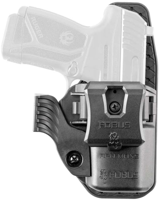 Fobus OWB Paddle IWB Clip Wing/Sweatgaurd Passive Retention Ruger Max-9 Black - Fobus