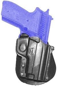 USED Fobus Paddle Roto Holster SIG Sauer P229/Steyr M40/Smith & Wesson M&P 45 Shield/Steyr M9/Steyr S40/Steyr S9/Steyr M357 Right Hand Plain Black - Fobus