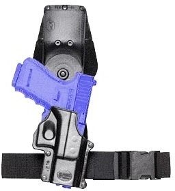 Fobus Tactical Thigh Rig Paddle Holster Right Black - Fobus