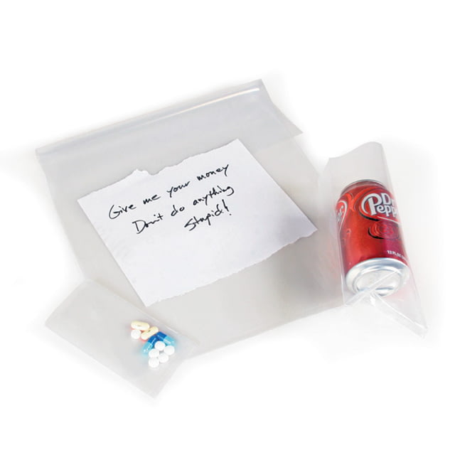 Lightning Powder Flat Poly Bags 5 X 8 4 Mil. Pack Of 100 - 1005318 - Forensics Source