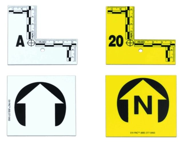 Forensics Source L Shaped Flat-type Markers - 1007090 - Forensics Source