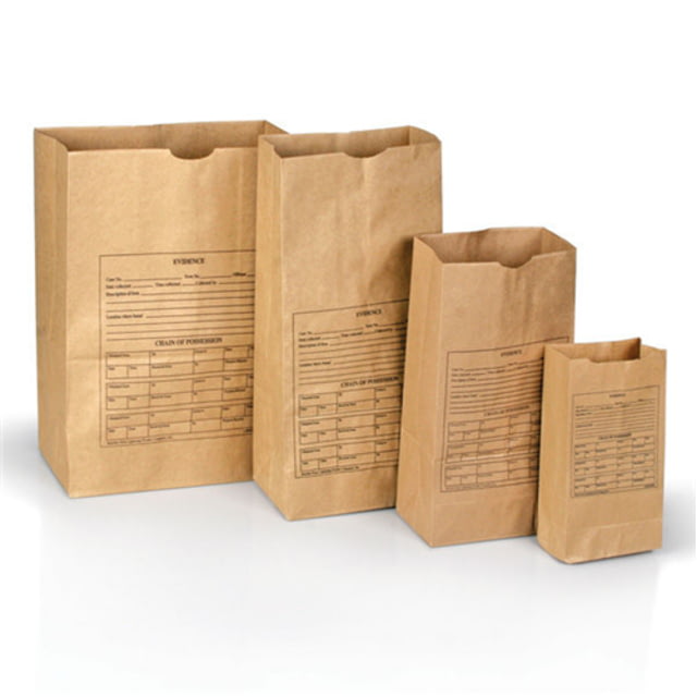 Lightning Powder Printed Paper Evidence Bags Style 12 - Forensics Source
