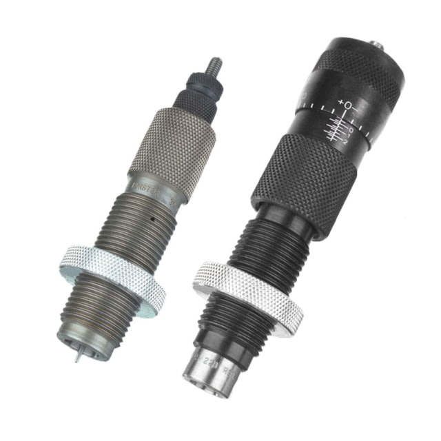 Forster 6.5X55 Swedish Ultra Micrometer Seater & Full Length Sizing Die Set - Forster