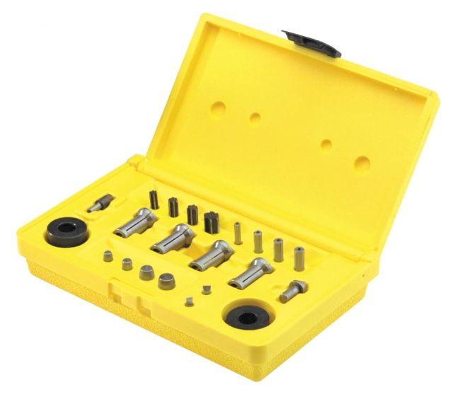 Forster Accessory Case for Case Trimmer Parts Yellow