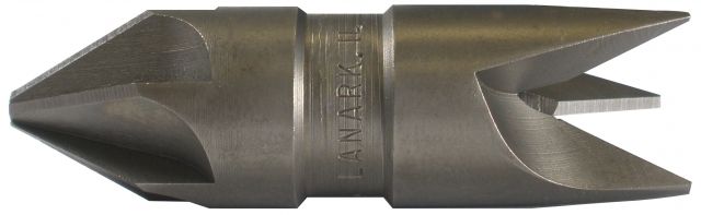 Forster Chamfers case mouths to remove dents irregularities and burrs.