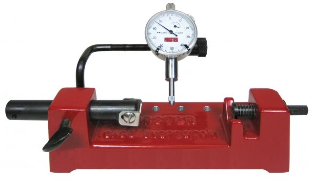 Forster Co-Ax Case and Cartridge Inspector dial indicator included 10482