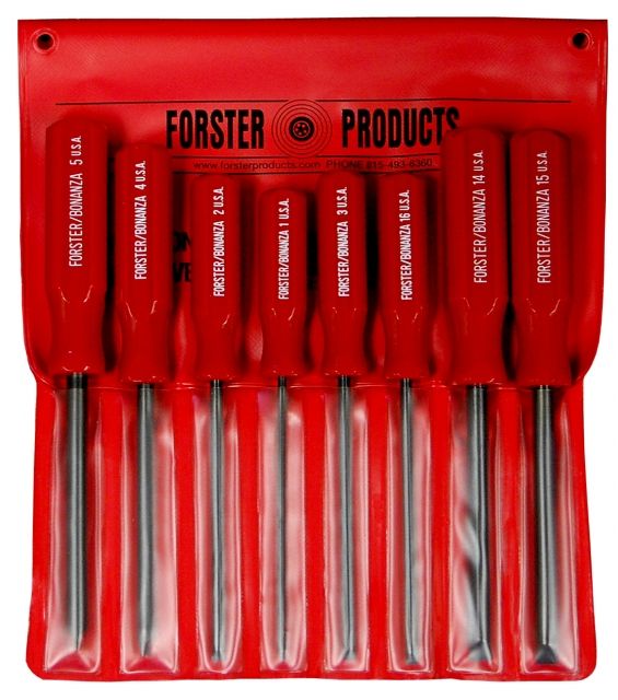 Forster Screwdriver Assortment Pack 8 Pcs Red