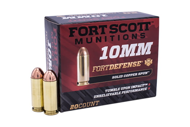 t Scott Munitions 10MM 125 Grain Centerfire Pistol 20 Rounds Ammo