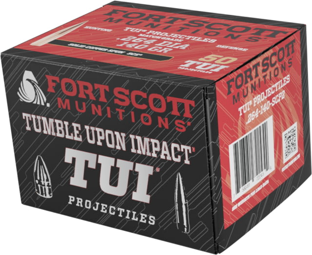 Fort Scott Munitions .264 140 Grain Rifle Bullet 20 Bullets