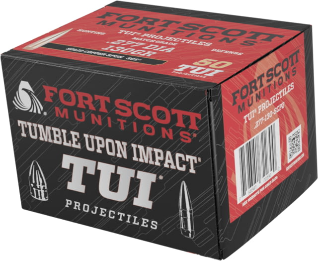 Fort Scott Munitions .277 130 Grain Rifle Bullet 20 Bullets