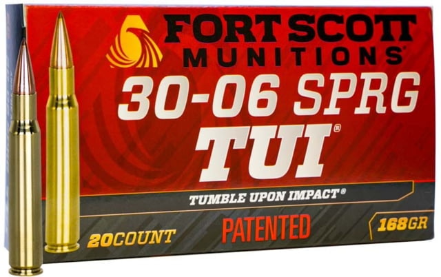t Scott Munitions .30-06 SCSR 168 Grain CNC Machined Copper Brass Rifle 20 Rounds Ammo