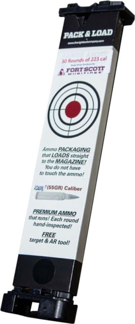 t Scott Munitions Pack/Load .223 Remington 55 Grain Full Metal Jacket Range Brass Cased Centerfire Rifle 30 Rounds Ammo