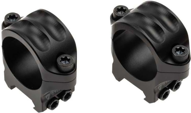 Fortis Manufacturing AP 3 34mm Riflescope Rings 24mm Set of 2 Black - Fortis Manufacturing