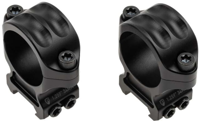 Fortis Manufacturing AP 3 34mm Riflescope Rings 32mm Set of 2 Black - Fortis Manufacturing