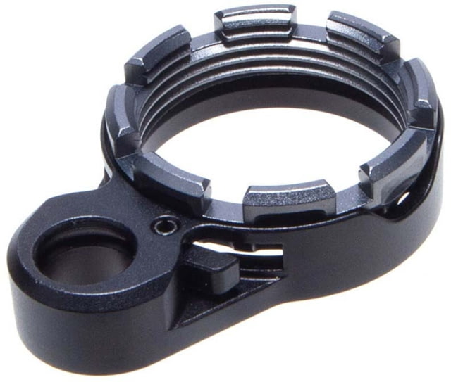 EDEMO Fortis Manufacturing LE Lightweight Enhanced AR15 End Plate System K2 Locking Lever Grey Castle Nut LE-BLK-K2-GRY EDEMO1 - Fortis Manufacturing
