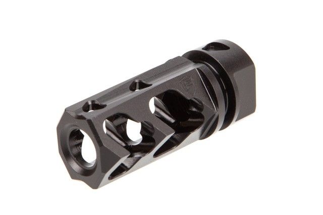 Fortis Manufacturing Muzzle Brake 9mm Nitride 1.5 x 28 TPI BLACK - Fortis Manufacturing