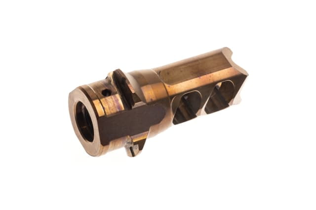USED Fortis Manufacturing Slipstream Brake 9mm 1/2x28 Threads Rose Gold - Fortis Manufacturing