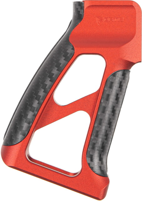 Fortis Manufacturing Torque Pistol Grip 15 Degree AR-15 Carbon Fiber Red Anodize - Fortis Manufacturing