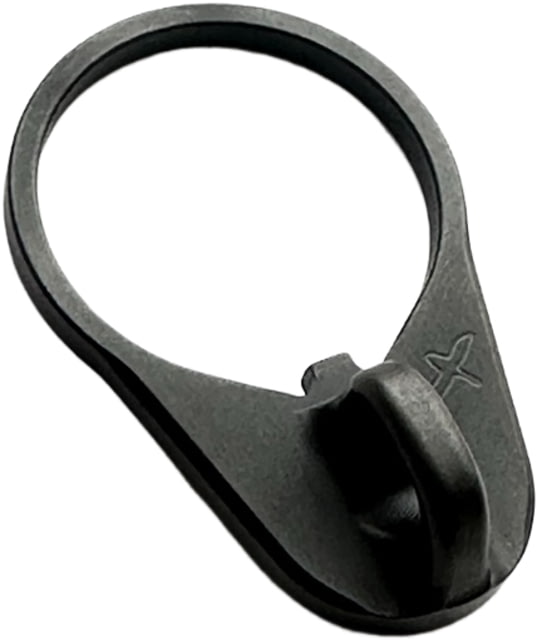 Forward Controls Design HK Hook and Uloop 4140 End Plate w/Eyelet Black - Forward Controls Design