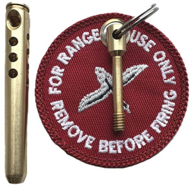 Forward Controls Design Ventilated Ejectable Chamber Flag Brass/Red - Forward Controls Design