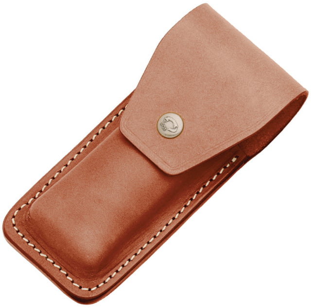 Fox Leather Sheath Fits up to 5" closed folding knives - Fox