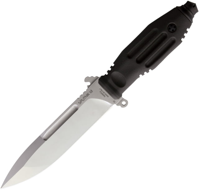 Fox Mars Sputnik 13 Fixed Blade Knife 5.5" satin finish Bohler N690 stainless blade OD green Forprene handle FX-813