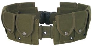 Fox Outdoor 10-Pocket Cartridge Belt, Olive Drab 099598503505
