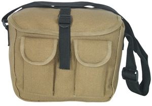 Fox Outdoor Ammo Utility Shoulder Bag 10x8in Khaki 09959805 - Fox Outdoor