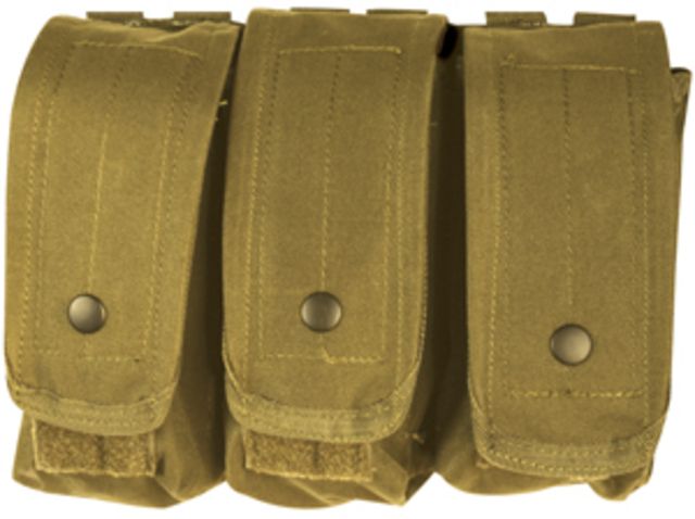 Fox Outdoor AR-15/AK-47 Triple Mag Pouch Coyote 0995985 - Fox Outdoor