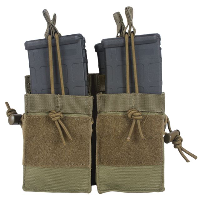 Fox Outdoor AR Quad-Stack Mag Pouch Olive Drab - Fox Outdoor