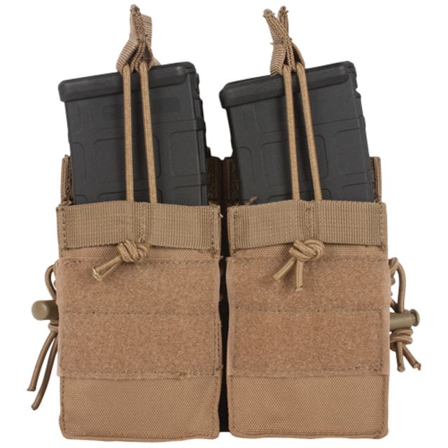 Fox Outdoor AR Quad-Stack Mag Pouch Coyote - Fox Outdoor