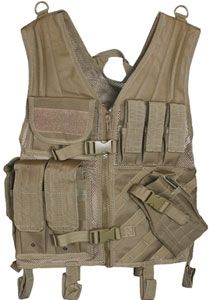 Fox Outdoor Assault Cross Draw Vest Coyote 0995988 - Fox Outdoor