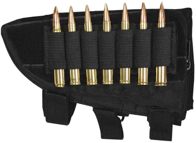 Fox Outdoor Butt Stock Cheek Rest - Rifle Black - Left 0995982 - Fox Outdoor