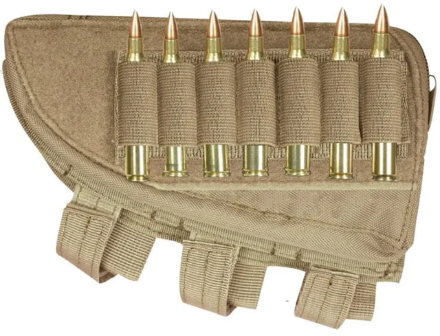 Fox Outdoor Butt Stock Cheek Rest - Rifle Coyote - Left 0995981 - Fox Outdoor