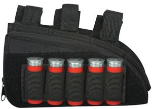 Fox Outdoor Butt Stock Cheek Rest - Shotgun Black - Left 0995989 - Fox Outdoor