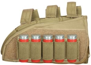 Fox Outdoor Butt Stock Cheek Rest - Shotgun Coyote - Right 0995987 - Fox Outdoor