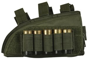 Fox Outdoor Butt Stock Cheek Rest - Shotgun Olive Drab - Right 0995981 - Fox Outdoor