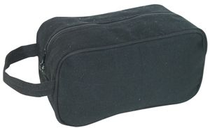 Fox Outdoor Canvas Toiletry Kit Black 09959805 - Fox Outdoor