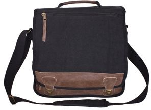 Fox Outdoor Classic Euro-Style Messenger Bag Black 09959876 - Fox Outdoor