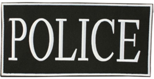 Fox Outdoor Enforcement ID Patches 4x9in Police 099598845209 - Fox Outdoor