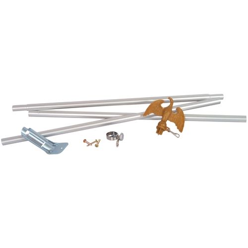 Fox Outdoor Flag Pole Set Silver - Fox Outdoor