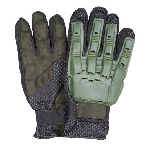 Fox Outdoor Full Finger Tactical Engagement Gloves Olive Drab Medium - Fox Outdoor